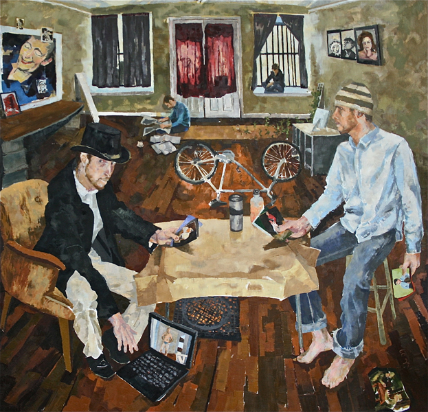 After Paul Cezanne’s The Card Players 